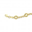 9ct-19cm-Hollow-Oval-Belcher-Bracelet Sale