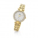 Elite-Ladies-Gold-Tone-MOP-Dial-Watch Sale