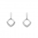 9ct-White-Gold-Open-Square-Diamond-Earrings Sale