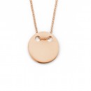 9ct-Rose-Gold-45cm-Disc-Necklet Sale