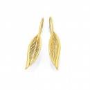 9ct-Leaf-Earrings Sale