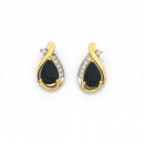 9ct-Sapphire-and-Diamond-Twist-Earrings Sale