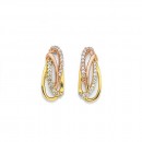 9ct-Oval-Swirl-Earrings-TDW08ct Sale