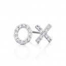 9ct-White-Gold-Diamond-Earrings-TDW15ct Sale