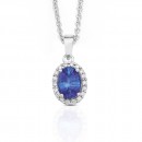 18ct-White-Gold-Ceylon-Sapphire-and-Diamond-Pendant Sale