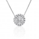 9ct-White-Gold-Diamond-Cluster-Necklet-TDW33ct Sale