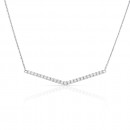 9ct-White-Gold-Diamond-Chevron-Necklet-TDW15ct Sale