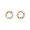 9ct-Circle-Studs Sale