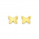 9ct-Butterfly-Studs Sale