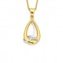 9ct-Diamond-Set-Pendant Sale