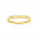 9ct-3-Stone-Diamond-Band Sale