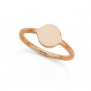 9ct-Rose-Gold-Ladies-Signet-Ring Sale