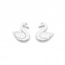 Sterling-Silver-Swan-Studs Sale