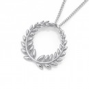 Sterling-Silver-Olive-Wreath-Pendant Sale