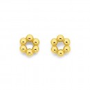 9ct-Bubble-Circle-Studs Sale