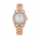 Elite-Rose-Tone-Stone-Set-Ladies-Watch Sale