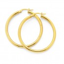 9ct-Gold-30mm-Polished-Hoop-Earrings Sale