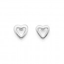 Sterling-Silver-Heart-Studs Sale