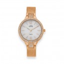 Elite-Ladies-Rose-Tone-MOP-Dial-Watch Sale