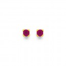 9ct-Ruby-Studs Sale