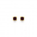 9ct-Garnet-Studs Sale