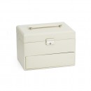 Cream-3-Tier-Leatherette-Jewellery-Box Sale