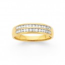 9ct-Diamond-Anniversary-Ring-TDW25ct Sale