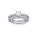 18ct-White-Gold-Diamond-Bridal-Set-Total-Diamond-Weight100ct Sale