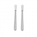 9ct-White-Gold-Diamond-Graduated-Bar-Earrings Sale