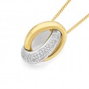 9ct-Diamond-Knot-Pendant Sale