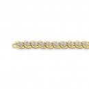 9ct-19cm-Diamond-Bracelet Sale