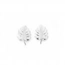 Sterling-Silver-Leaf-Studs Sale