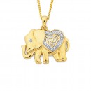 9ct-Elephant-Pendant Sale