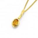 9ct-Citrine-Pendant Sale