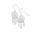 Sterling-Silver-Dreamcatcher-Drop-Earrings Sale