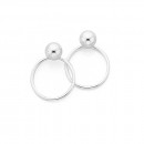 Sliver-Stud-Circle-Stud-Earrings Sale