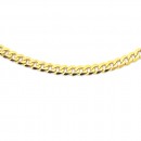 9ct-55cm-Bevel-Cuban-Link-Chain Sale