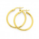 9ct-20mm-Polished-Hoop-Earrings Sale