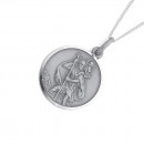 Sterling-Silver-24mm-St-Christopher-Pendant Sale