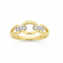 9ct-Diamond-Oval-Centre-Dress-Ring Sale