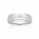 9ct-White-Gold-Gents-Baguette-Diamond-Band Sale