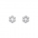 Sterling-Silver-5mm-Bubble-Circle-Stud-Earrings Sale