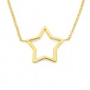 9ct-48cm-Adjustable-Star-Necklet Sale