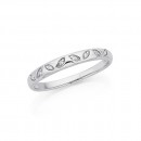 9ct-White-Gold-Diamond-Set-Leaf-Ring Sale