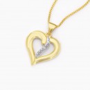 9ct-Diamond-Set-Heart-Pendant Sale