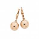 9ct-Rose-Gold-on-Silver-Drop-Earrings Sale