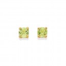 9ct-Peridot-Studs Sale