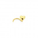 9ct-Heart-Nose-Stud Sale