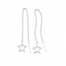 Sterling-Silver-Star-Thread-Earrings Sale