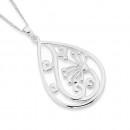 Sterling-Silver-Pohutukawa-Koru-Pendant Sale